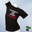 Schr�dinger's cat is undead - T-Shirt f�r geeks - L - Blau