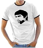 Bruce Lee Kontrast / Ringer T-Shirt S-XXL