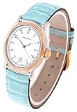 Louis Erard Women's Two-Tone Turquoise Strap Watch