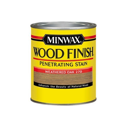 Minwax 70047 weathered oak interior stain, 1-quart, woo…