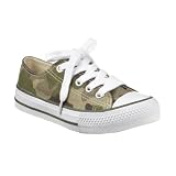 Girls Xhilaration® Isabelle Lace-Up Canvas Skateboarding-Style Shoes - Camo