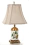 Portmeirion Pomona Table Lamp Round Canister W/ Apple Harvest