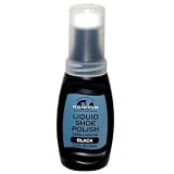 Griffin Black Liquid Shoe Polish 2.5oz with Applicator Sponge (Pack of 12)
