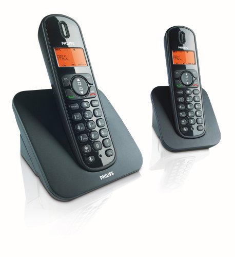 Philips CD1502B/05 Cordless Telephone - Twin Pack