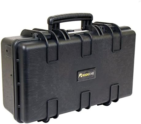 KuduCase 21.9 x 13.7 x 7.8" Multi-Purpose Waterproof Protective Equipment Hard Case with Pick 'N' Pluck Foam