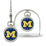 Michigan Wolverines Game Time NCAA Pocket Watch/Desk Clock