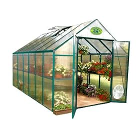 Systems Trading Rion EG45812 Backyard Hobby Greenhouse, Green, 8 By 12 Feet