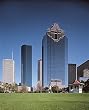 Houston from Sam Houston Park Photograph - Beautiful 16x20-inch Photographic Print by Carol M. Highsmith