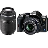 Olympus Evolt E520 10MP Digital SLR Camera with 14-42mm f/3.5-5.6 and 70-300mm f/4.0-5.6 ED Zuiko Lenses