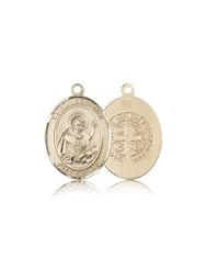 14K Gold St. Benedict Medal