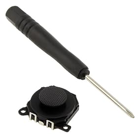PSP FAT Analog Joystick Stick Replacement Black