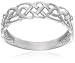9ct White Gold AMR317708 Ladies Celtic Ring