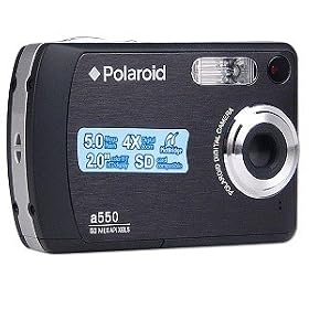 Buy Polaroid A550 5.0MP 4x Digital Zoom Camera (Black) by Polaroid now!