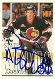 Daniel Alfredsson Autographed/Hand Signed Hockey Card (Ottawa Senators) 1996 Topps Rookie #369