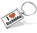 Keychain "I Love Jeddah" region: of Saudi Arabia, Asia - Hand Made, Key chain ring