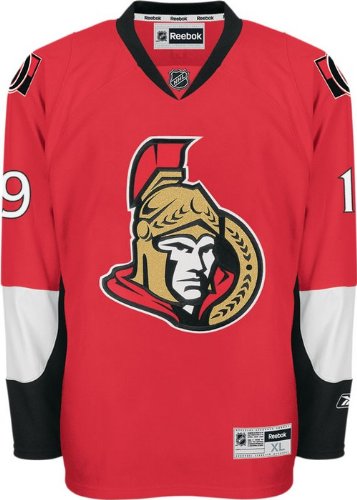 Jason Spezza Jersey: Reebok Red #19 Ottawa Senators Premier Jersey