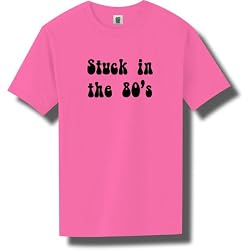 Stuck in the 80's Short Sleeve Bright Neon T-Shirt - Available in 5 bright colors
