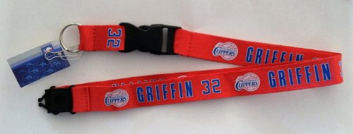 NBA Los Angeles Clippers GRIFFIN 32 Lanyard Keychain - Red