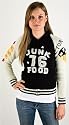Junk Food Knitted Junk Food Forever Lettermen Jacket - in your choice of colors