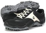 New Ecco Mens Black / Black / Ice White Casual Cool Hydromax Athletic Golf