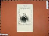 ANTIQUE PORTRAIT REV. JOHN WESLEY MAN 1846 DUGDALES