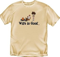 WIFE IS GOOD SHIRTS - WIFE IS GOOD CAMPING T-SHIRTS - OFFICIAL WIFE IS GOOD T-SHIRT - CAMPING - BEST PRICE