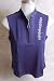 New Women's Jamie Sadock Sleeveless Golf Dark Blue/Sliver Size: Small