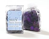 Baby Keepsake: Blue Spring Bulb Design Personalized Lavender Potpourri in Organza Bag (Set of 20)