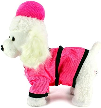 My Dancing Puppy 'Cute Poodle Puppy' Walk Along Toy Stuffed Plush Dog, Realistic Dancing & Walking Actions with Music (Colors May Vary)