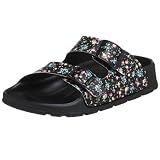  : Birki's Haiti Sandal,Flower Meadow Black,35 Regular EU