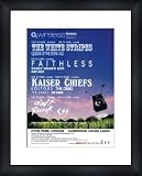 WIRELESS FESTIVAL 2007: Feat White Stripes Faithless + Kaiser Chiefs - Framed Original Advert Reproduction encadrée
