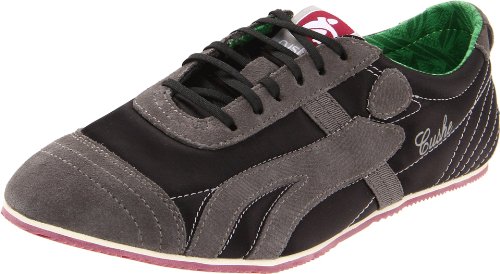 Cushe Women's Vinyl Sleeve Lace-Up Fashion Sneaker,Black,37 EU/6 M US
