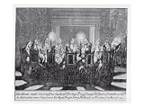 The Signing of the Treaty of Utrecht on 11th April 1713 Art Giclee Poster Print by Dutch School, 24x18