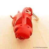 'Porcellino' - Piggy Italian Leather Key Chain