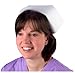 White Swan Women's One-Button Nurse's Cap
