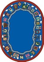 Reading Train Rug - 10.75 Foot x 13.15 Foot Rectangle