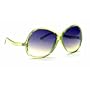 A.J Morgan Lime Green Oversize Sunglasses