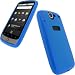 igadgitz Kristall Gel (TPU thermoplastisches Polyurethan) dauerhafte Schutzhülle Etui Case Hülle Tasche Sleeve in Blau für HTC Google Nexus One + Display Schutzfolie