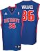 Rasheed Wallace Youth Jersey: adidas Blue Replica #36 Detroit Pistons Jersey - Small (8)