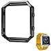 SuperSoldier Fitbit Blaze Accessories .Fitbit Blaze Frame. Stainless Steel Metal Frame For Fitbit Blaze Smart Watch (Black,1PC)