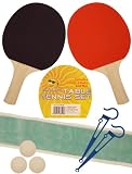 Sports Table Tennis Set with Bats, Balls and Net
