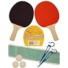 2 PLAYER TABLE TENNIS SET 2 Bats Net 3 Balls ping pong set