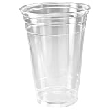 Dart 20CT Conex Classic 3.9 Top And 2.4 Bottom Diameter, 5.4 Height 20 oz Plastic Clear Cold Cup (12 Packs of 50)