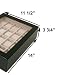 Watch Box Storage for 20 Watches Black Lacquer Finish Inlaid Top Tech Swiss