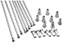Excel Rear Wheel Spoke Set - 16in XSO-13167