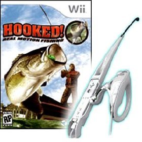 Wii Video Game System Wii Hooked! Real Motion Fishing for the Wii System (Wii System is not included, Wii System is sold seperately)