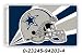 DALLAS COWBOYS 3X5 HELMET FLAG