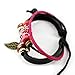Wild Wind Unique Leaf Pendant Oval Beads Multistrand Leather Adjustable Wrap Bracelet