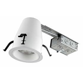 Cooper Lighting P432WB One-Light Recessed Ceiling Light Kit by Halo