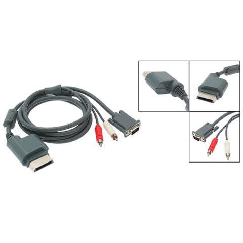 TeckNet Xbox 360 VGA Component Audio Cable & 2RCA Cable TeckNet Xbox 360 VGA Component Audio Cable & 2RCA Cable